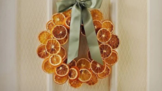 Dekoratif ve lezzetli kuru Portakal limon dilimleri