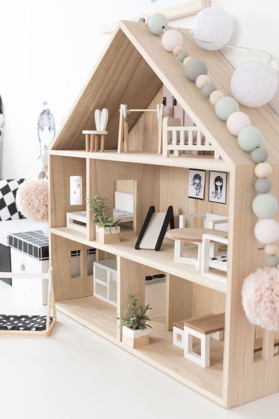30 kız çocuk odası modeli ev şeklinde yatak ve dolaplar