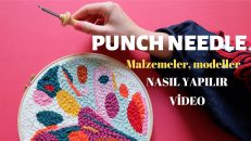 Punch needle nedir, nasıl yapılır? Punch needle örnekleri