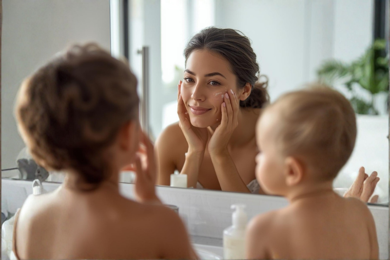 Yoğun Anneler için 5 Dakikada Pratik Cilt Bakım Rutini