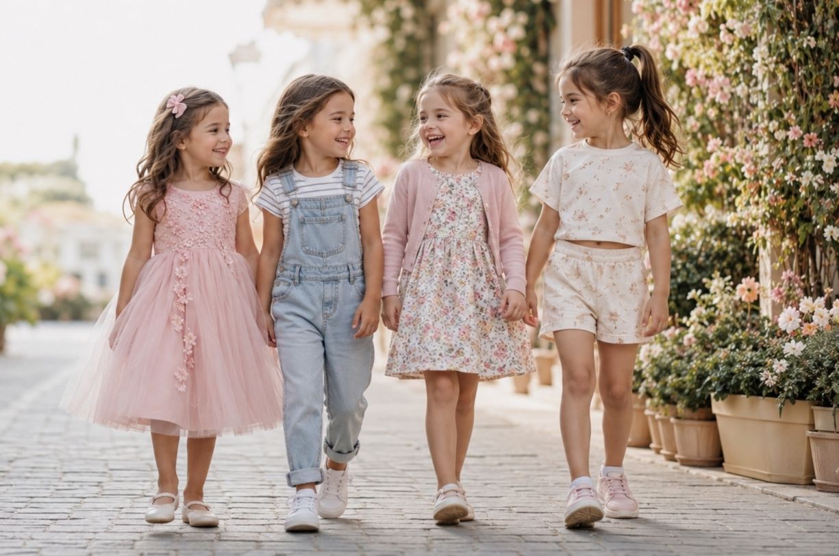 Kız Çocukları İçin En Cici Kombin Önerileri